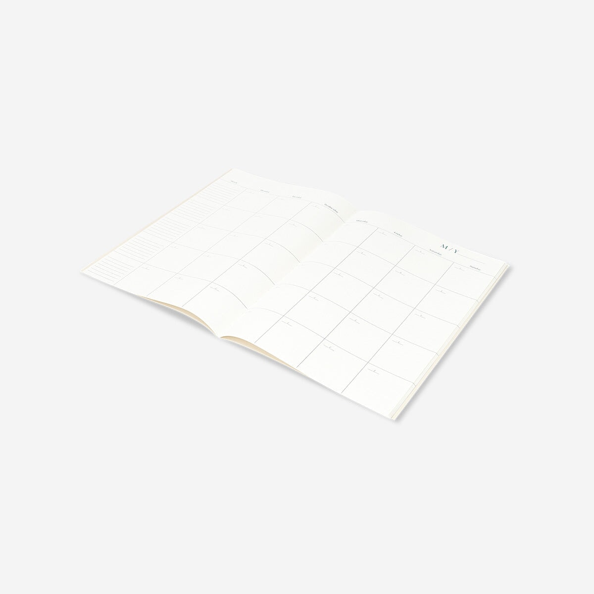 Floral monthly planner - English office Flying Tiger Copenhagen 