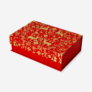 Office gift box with magnetic closure, 20 cm, from Flying Tiger Copenhagen, featuring a sleek design and secure magnetic lid.