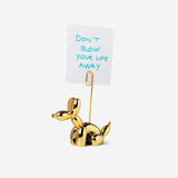 Gold balloon dog memo holder - Flying Tiger Copenhagen