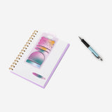 Set of colorful gradient sticky memos from Flying Tiger Copenhagen for office notes and reminders.