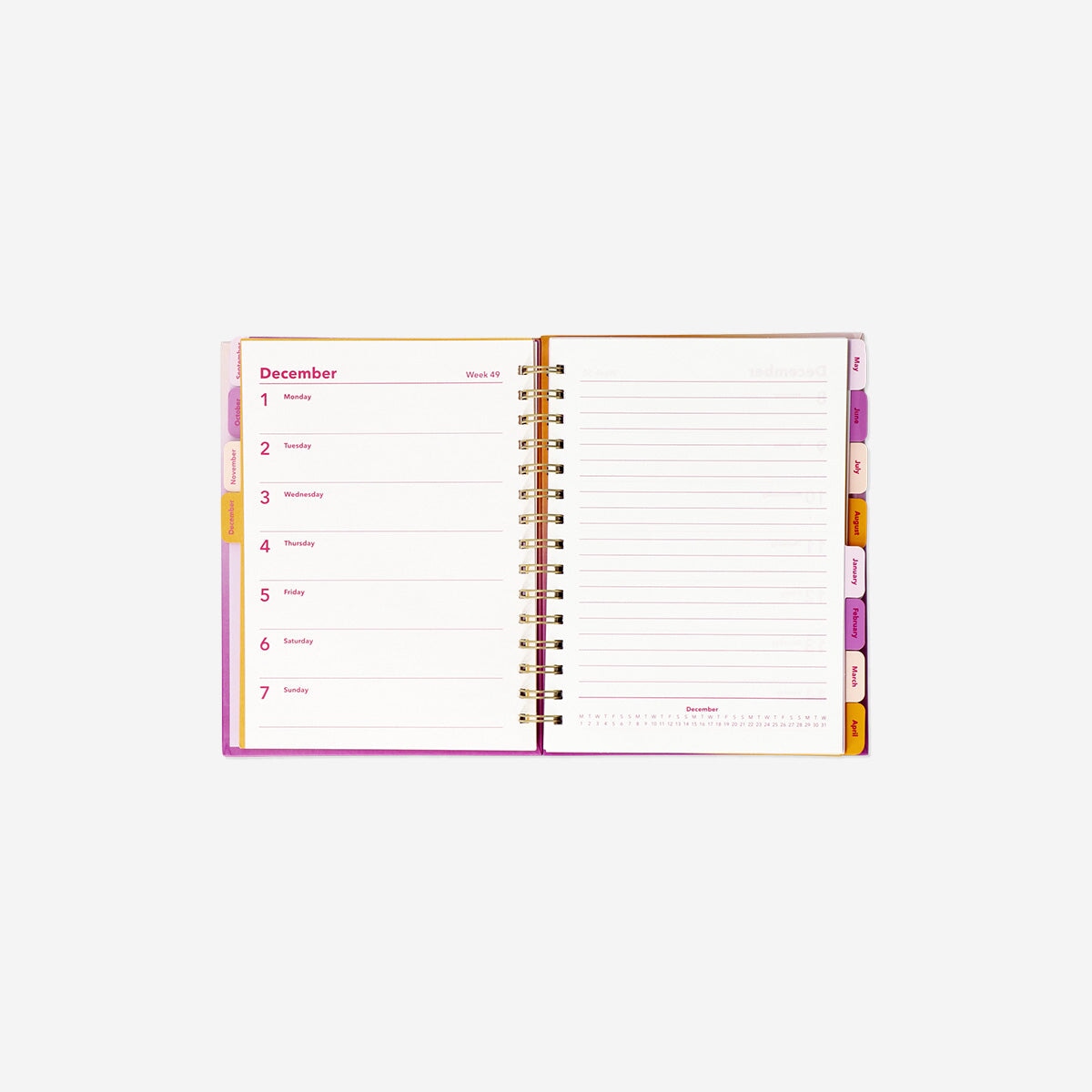 Gradient study planner for 2026 - English office Flying Tiger Copenhagen 