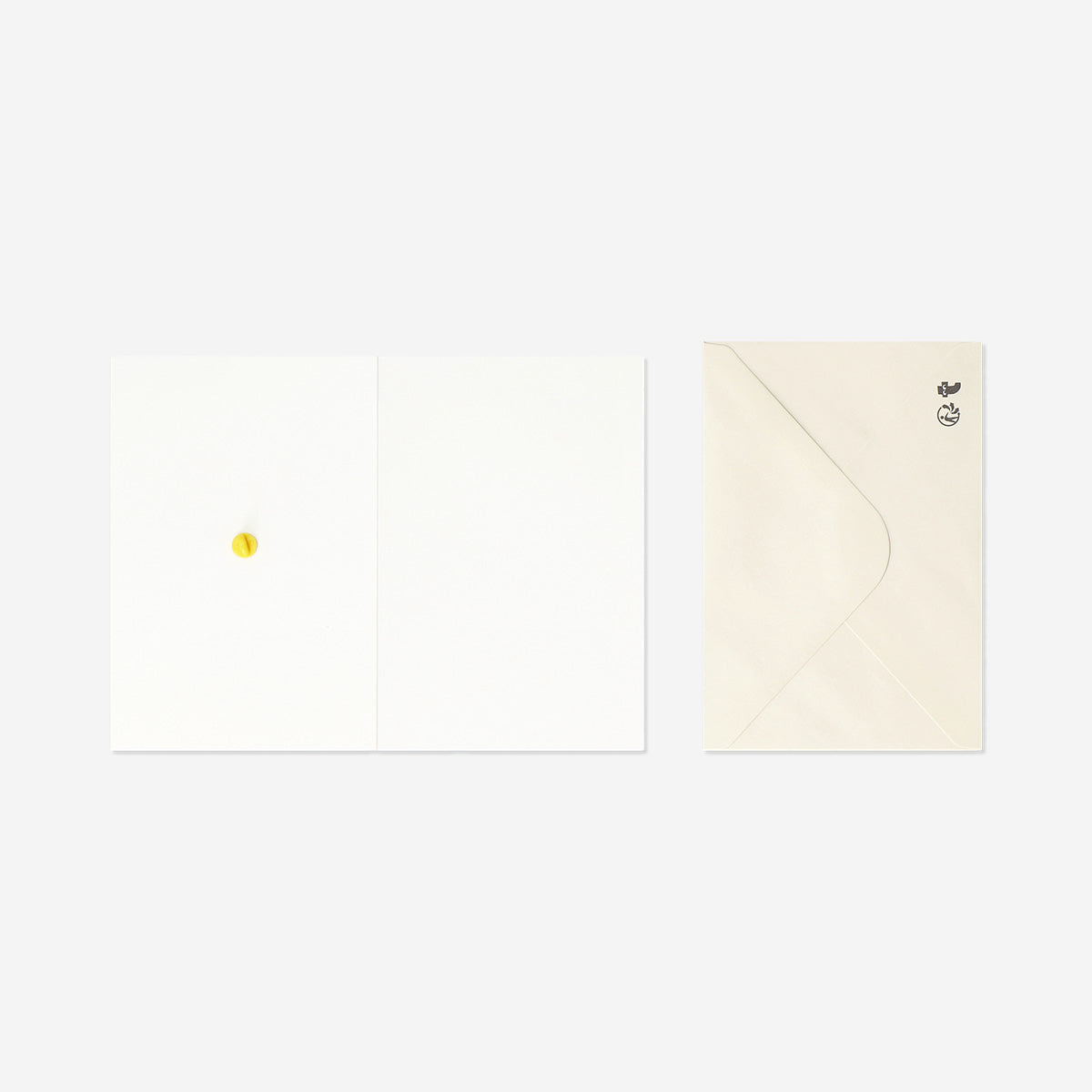 Greetings card with hydrangeas