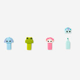 Surligneurs en tant que mignonnes créatures de la forêt - 4 pcs.