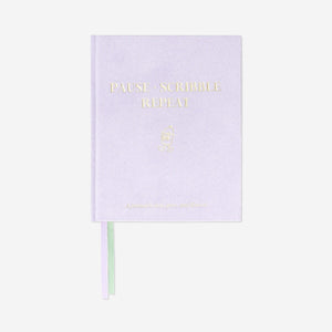 Lilac Break Notebook from Flying Tiger Copenhagen, an office notebook with a soft, pastel purple cover and minimalist design.