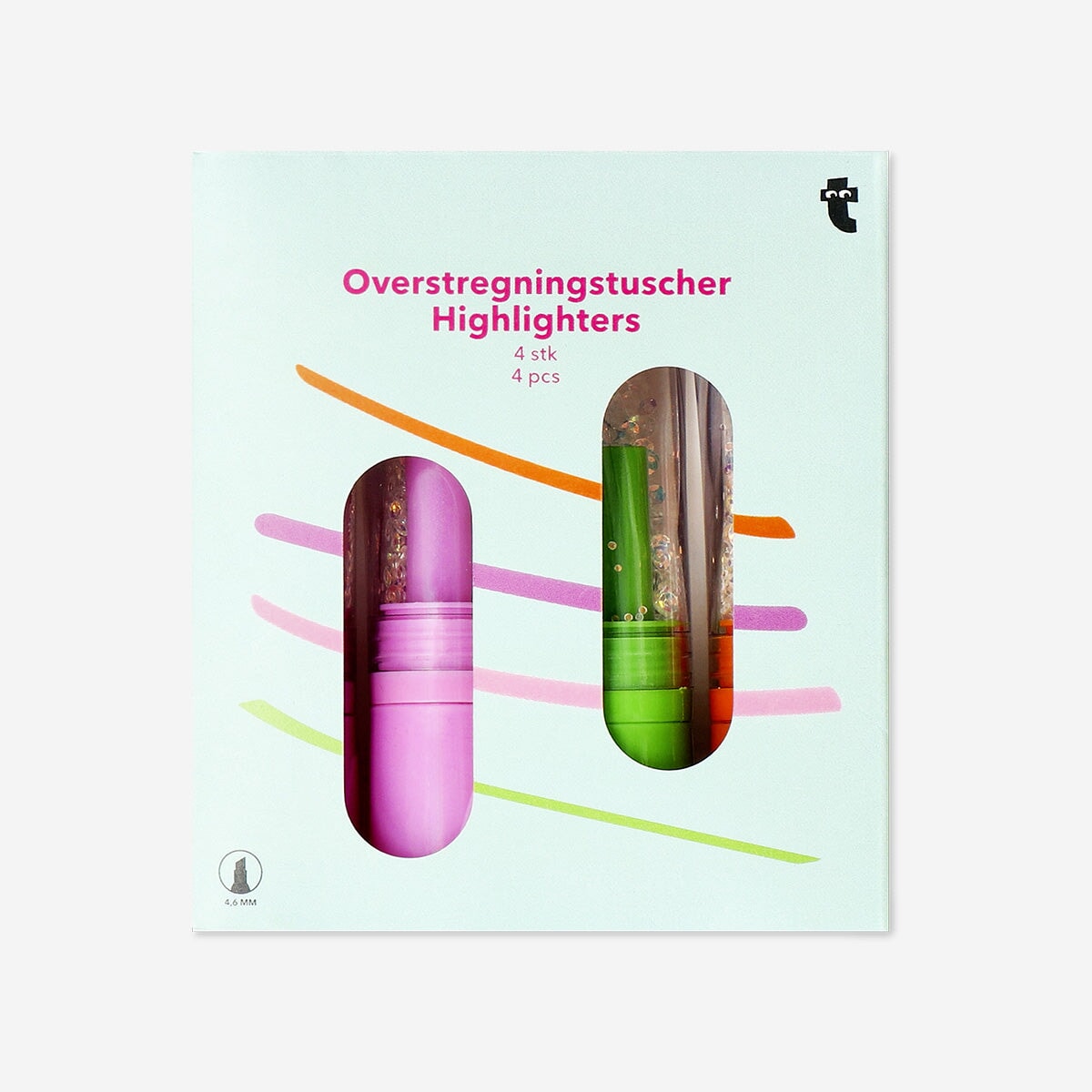 Lipgloss highlighters - 4 pcs Office Flying Tiger Copenhagen 