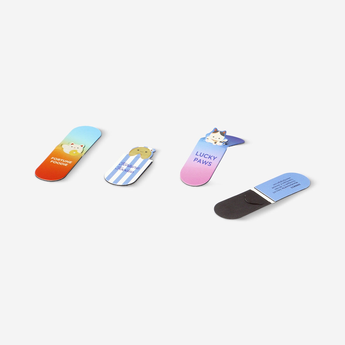 Magnetic bookmarks with Kawaii icons - 4 pcs Office Flying Tiger Copenhagen 
