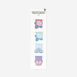 Magnetic hydrangea and butterfly bookmarks - 4 pcs