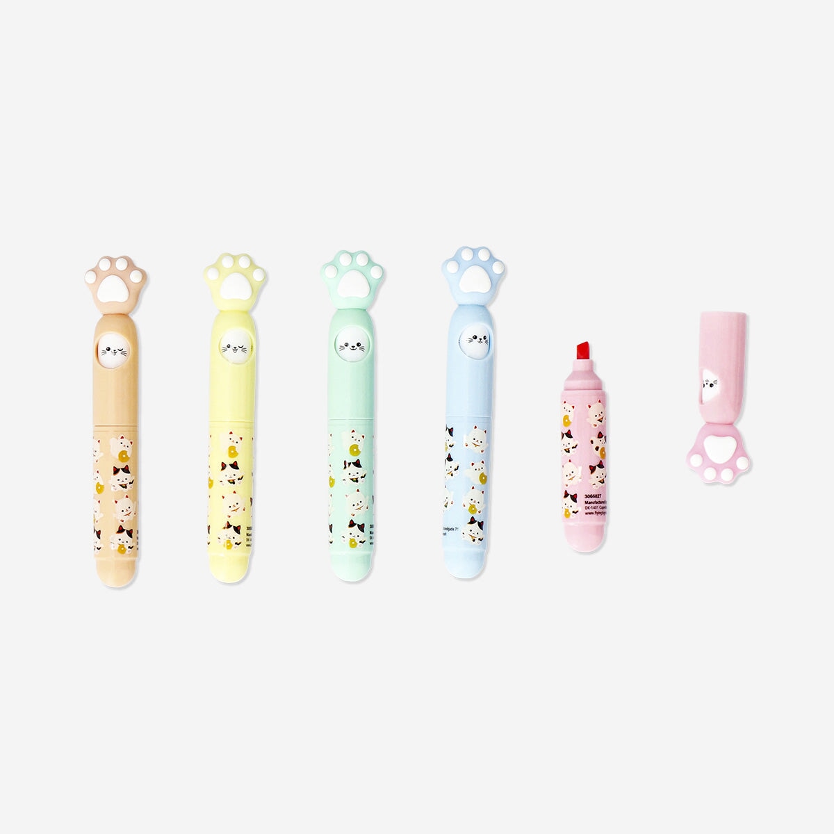 Markers with paws - 5 pcs Office Flying Tiger Copenhagen 