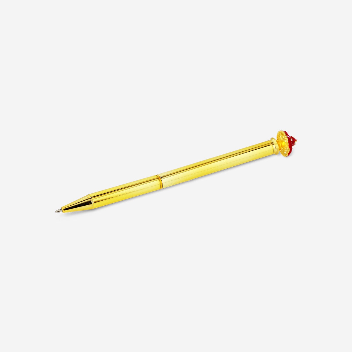 Metal ballpoint pen with mushroom Office Flying Tiger Copenhagen 