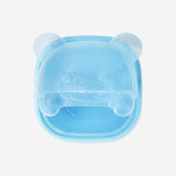 Mini blue bear push bin