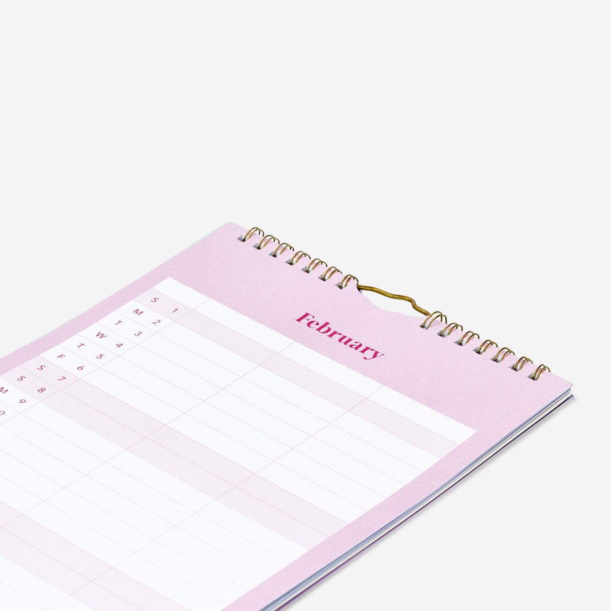 Monthly calendar for hanging with stickers - English office Flying Tiger Copenhagen 