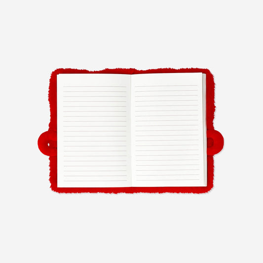 Cuaderno - Cubierta de peluche de chocolate caliente