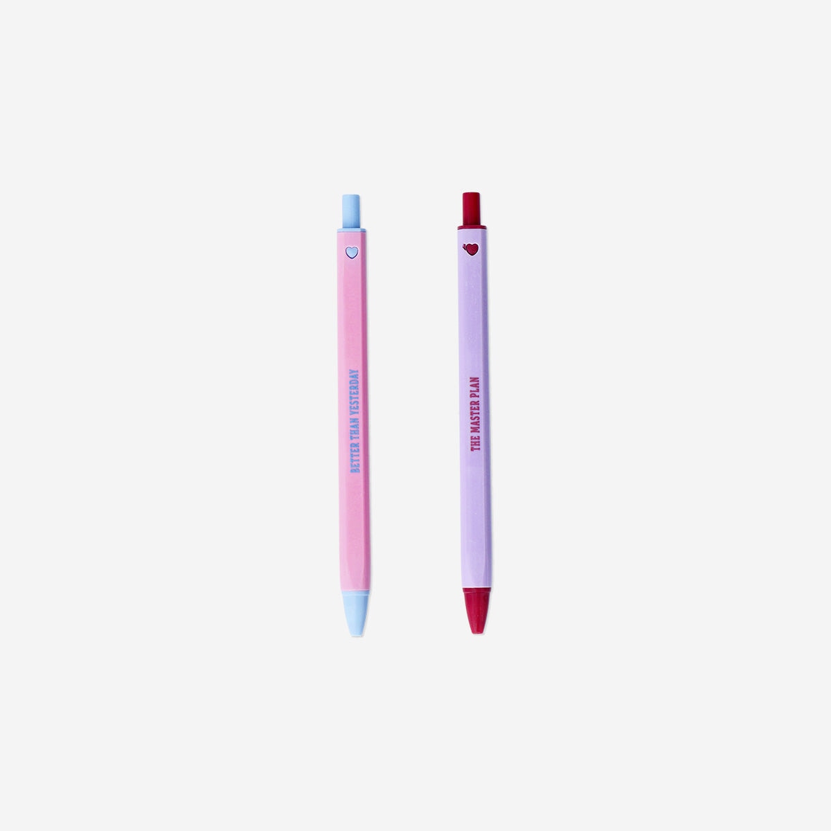 Pastel coloured ballpoint pens - 2 pcs Office Flying Tiger Copenhagen 