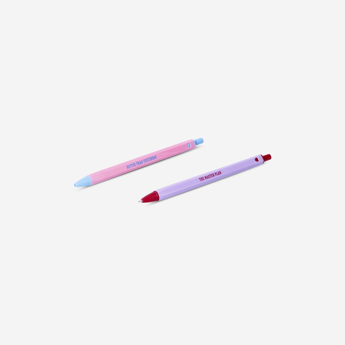 Pastel coloured ballpoint pens - 2 pcs Office Flying Tiger Copenhagen 