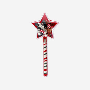 Flying Tiger Copenhagen office pencil with erasers in a star-shaped box, ideal for writing and stationery organization.