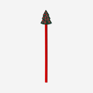 Flying Tiger Copenhagen office pencil featuring a wooden tree design, ideal for writing and office supplies.