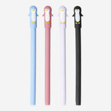 Set of four penguin-shaped gel ink pens from Flying Tiger Copenhagen, perfect for office use and writing fun.