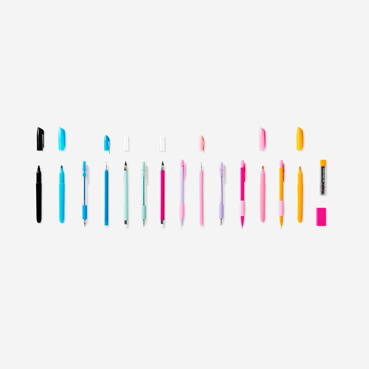 Pens and markers set - 17 pcs Office Flying Tiger Copenhagen 