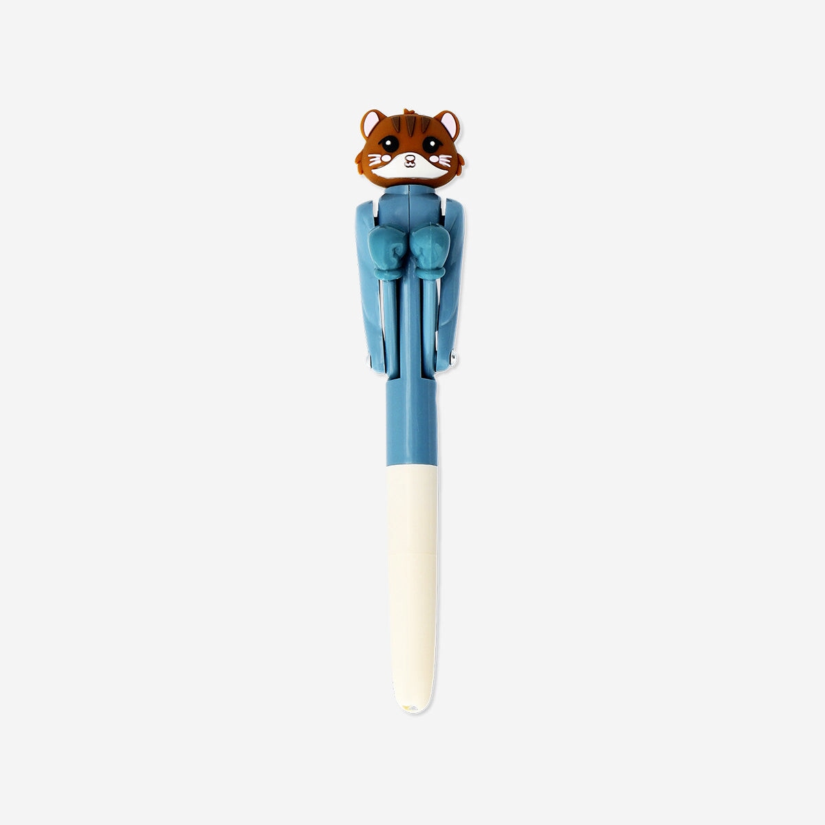 Flying Tiger Copenhagen punching pen shaped like a hamster for office desk use, featuring a fun, ergonomic design.