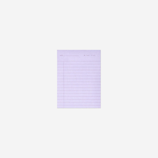 Purple notepad