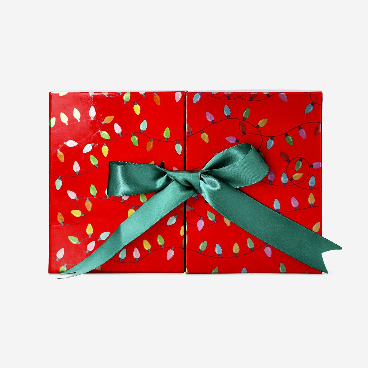 Red gift box with ribbon - 20 cm Office Flying Tiger Copenhagen 