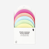 Ronde plakmemo's - 5 stuks