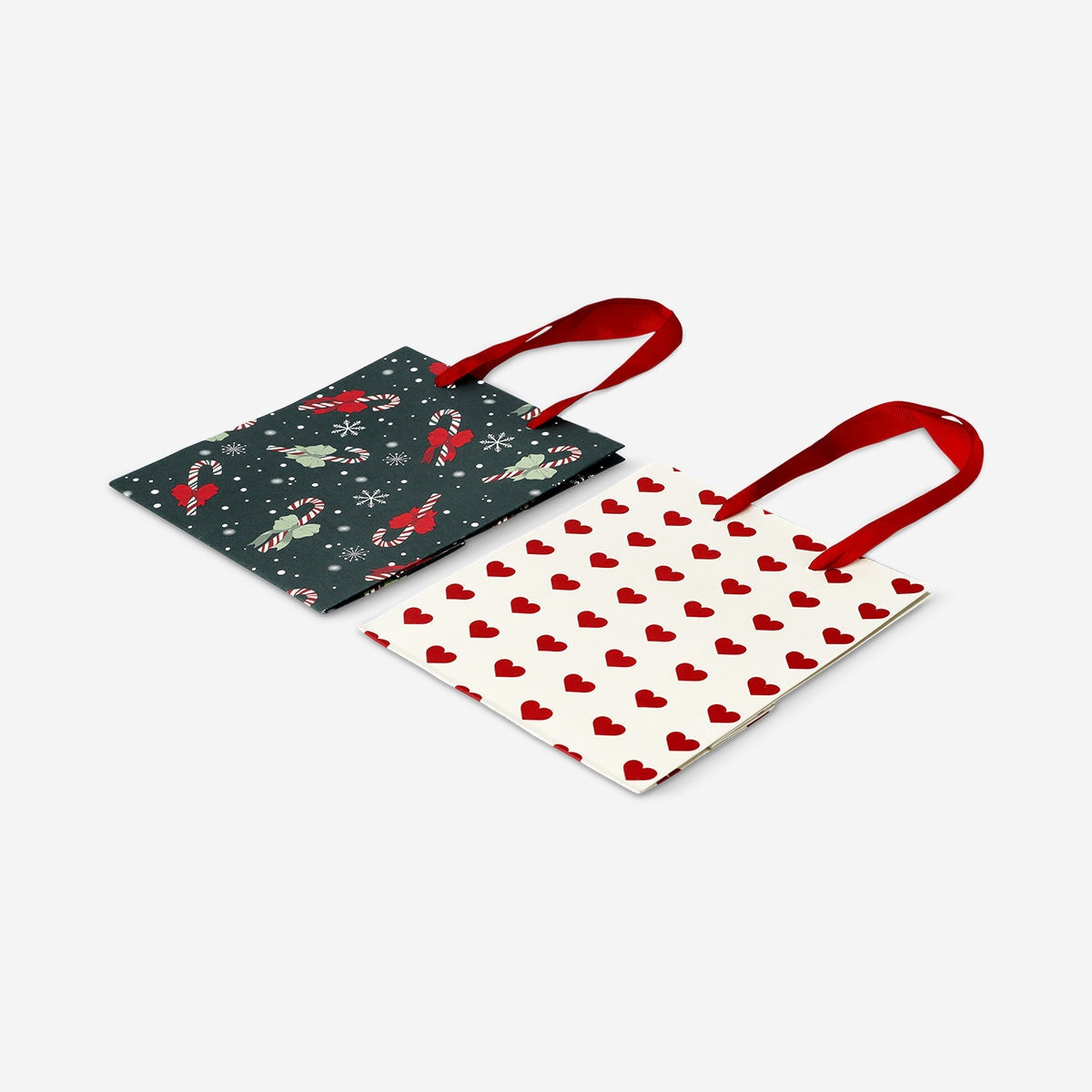 Set of gift bags with Christmas patterns - 4 pcs Office Flying Tiger Copenhagen 