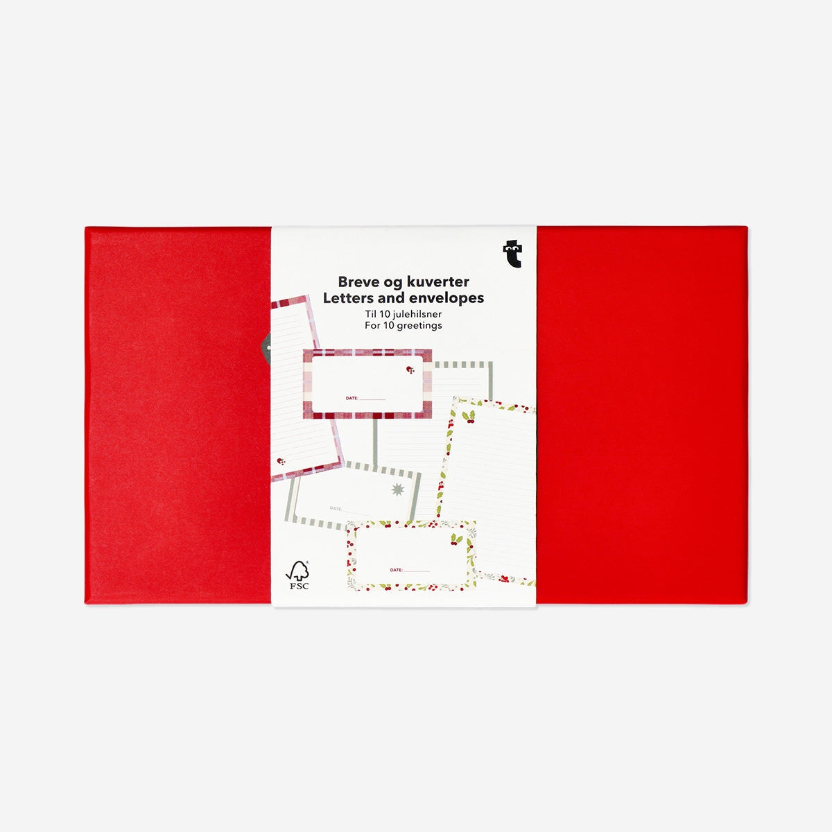 Set of letters and envelopes - 10 pcs Office Flying Tiger Copenhagen 