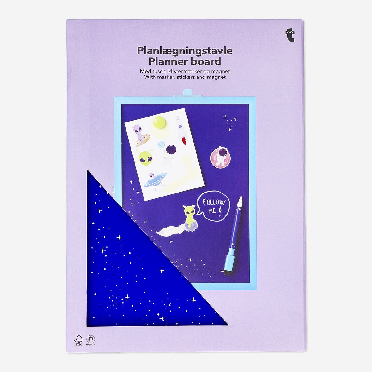 Space planner board. With marker and stickers Office Flying Tiger Copenhagen 