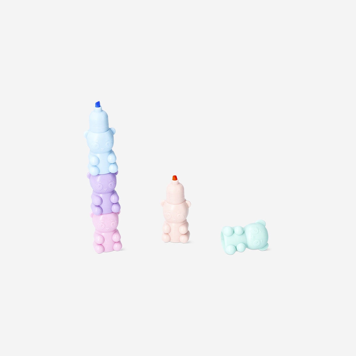 Stackable panda highlighters Office Flying Tiger Copenhagen 