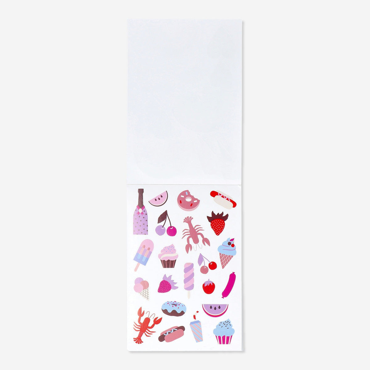 Set of 20 office stickers sheets by Flying Tiger Copenhagen with colorful designs for organization and decoration.
