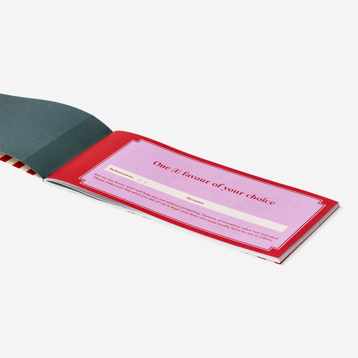 Twenty English vouchers for favours, featuring colorful designs, from Flying Tiger Copenhagen for office use.