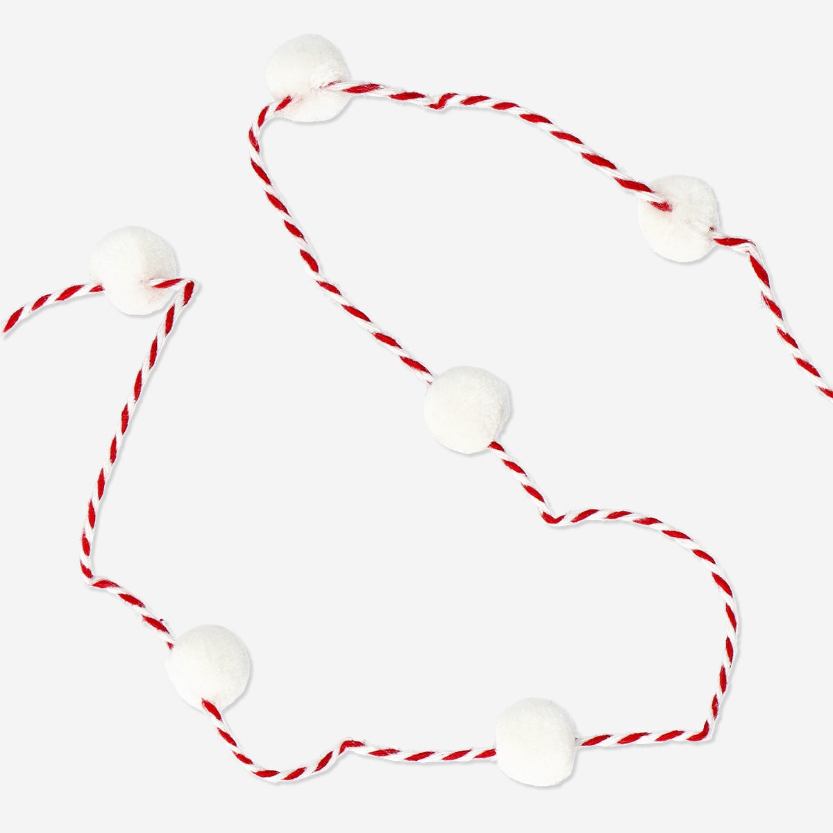 White pom pom ribbon - 2 m Office Flying Tiger Copenhagen 