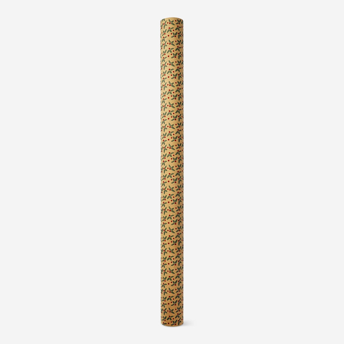 10 m Flying Tiger Copenhagen Christmas holly wrapping paper for party gift wrapping with festive holly pattern