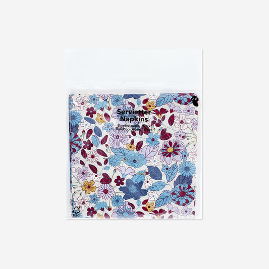 Autumn flower napkins - 16 pcs