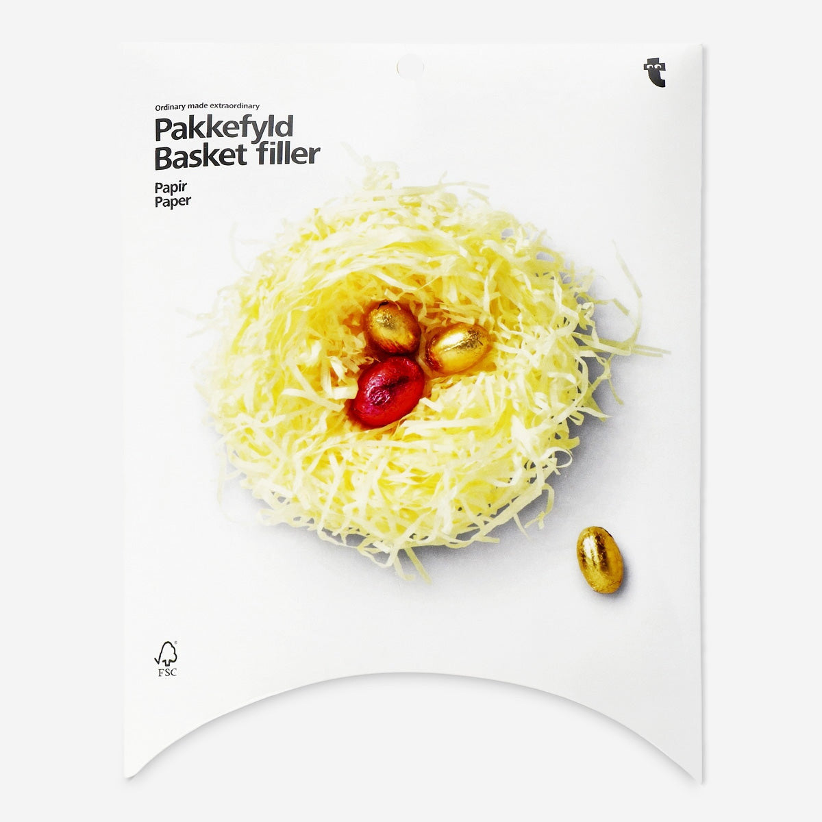 Colorful paper basket filler for party decorations by Flying Tiger Copenhagen, ideal for filling baskets and gift hampers.