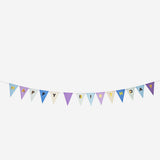 Birthday garland from Flying Tiger Copenhagen, 300 cm long, colorful party decoration with festive paper pennants.