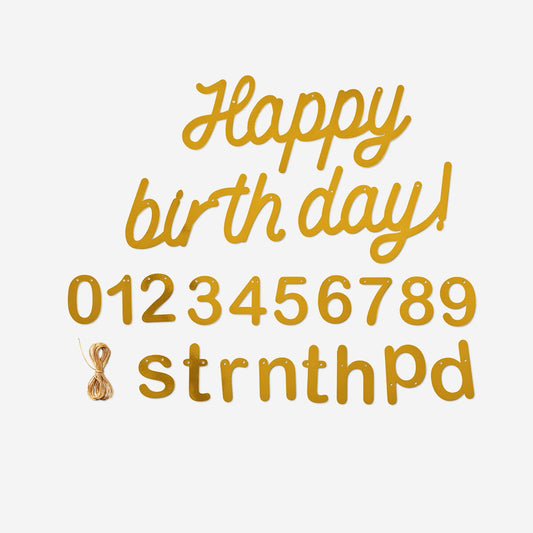 Ghirlanda di compleanno. 400 cm