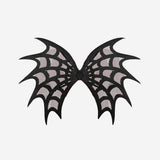 Black angel wings for adults, Flying Tiger Copenhagen party costume accessory, featuring feathered wing details for festive occasions