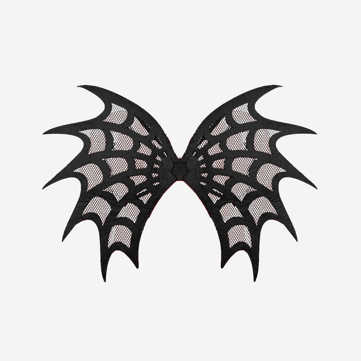 Black angel wings for adults, Flying Tiger Copenhagen party costume accessory, featuring feathered wing details for festive occasions