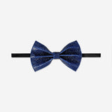 Blue rhinestone bow tie for party occasions, stylish accessory by Flying Tiger Copenhagen with sparkling embellishments.