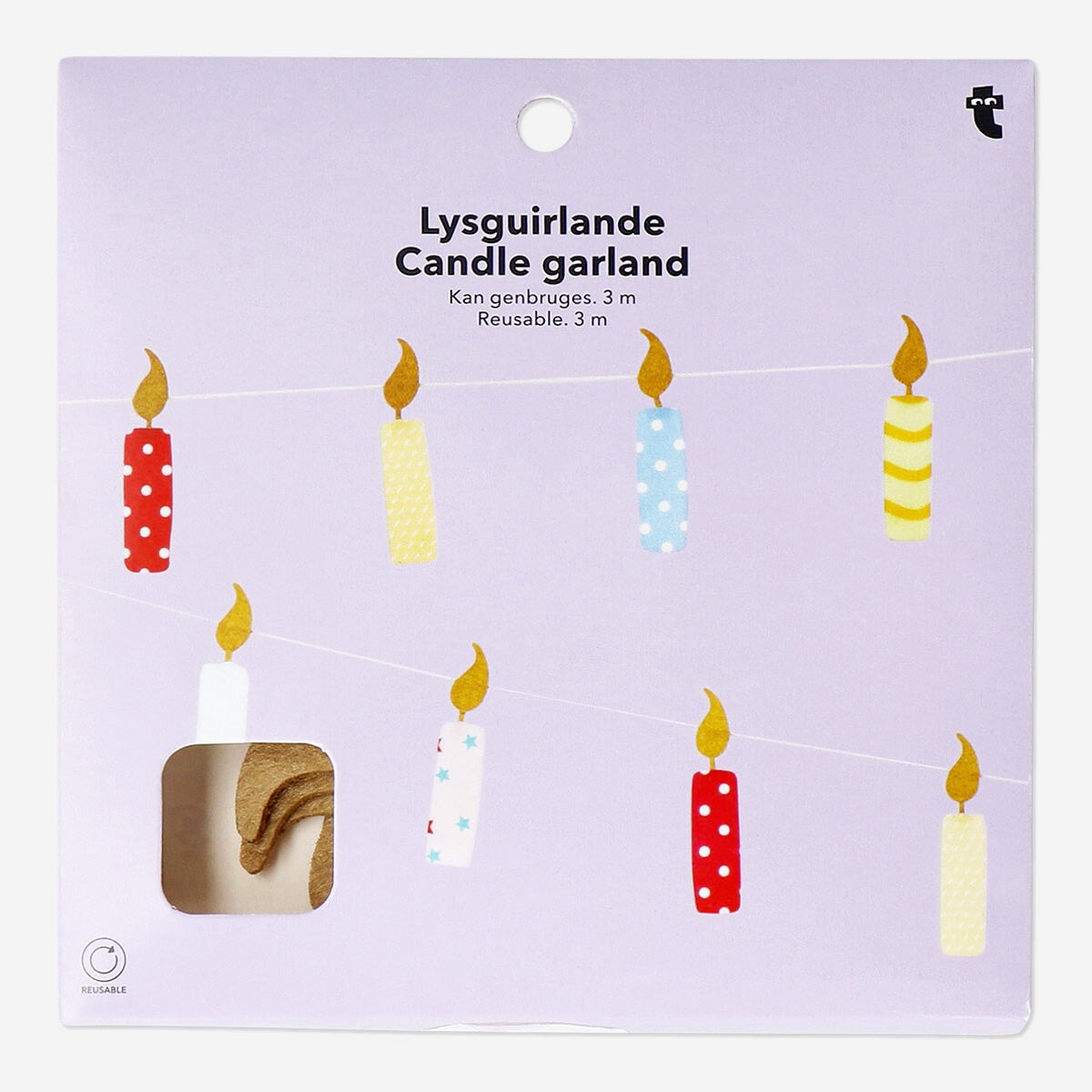 Candle garland - 300 cm Party Flying Tiger Copenhagen 