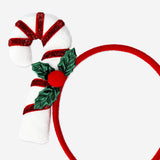 Candycane hairband for adults by Flying Tiger Copenhagen, festive party accessory with red and white candycane design.