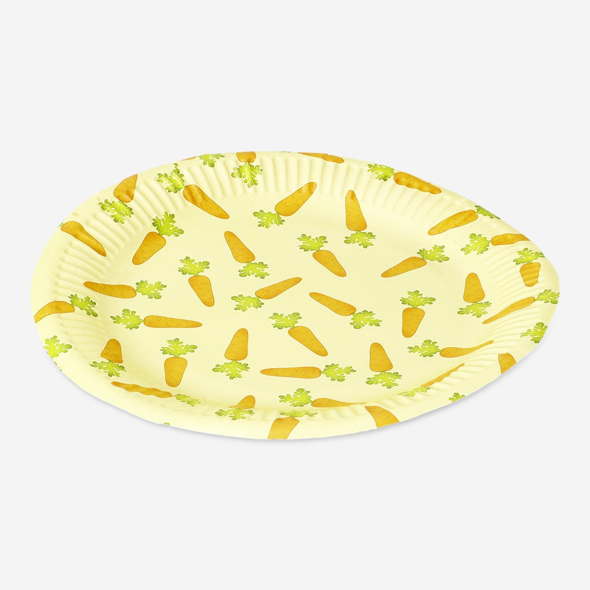 Carrot shaped paper plates - 8 pcs Party Flying Tiger Copenhagen 