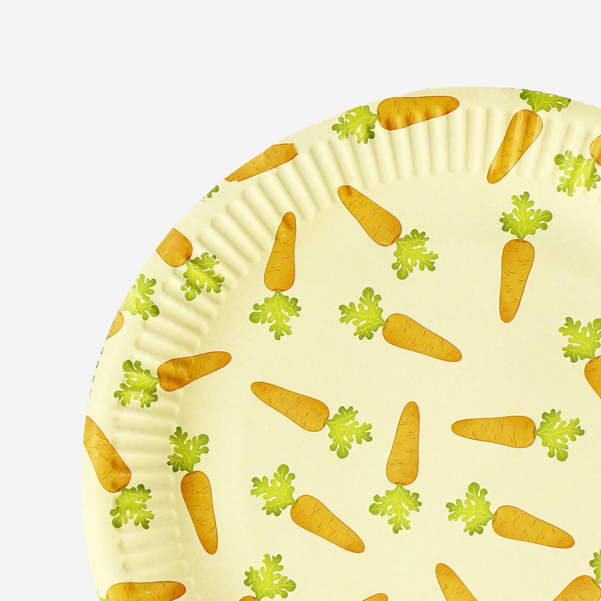 Carrot shaped paper plates - 8 pcs Party Flying Tiger Copenhagen 