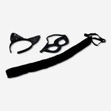 Adult cat costume accessories for parties, featuring playful ears and whiskers from Flying Tiger Copenhagen.