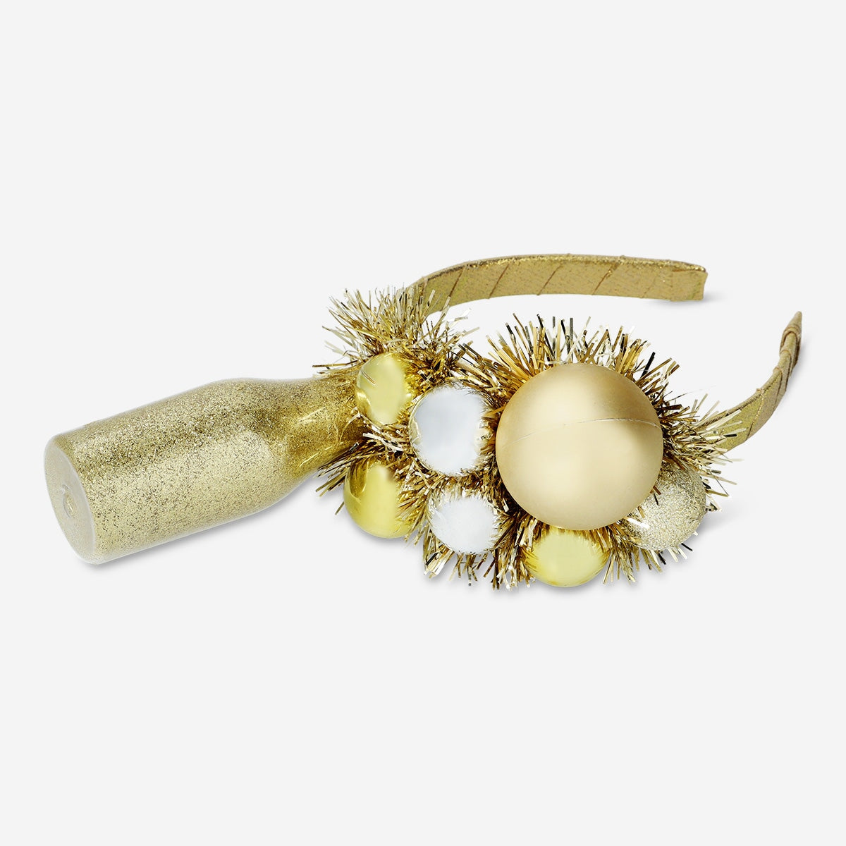 Champagne bubbles hairband for adults by Flying Tiger Copenhagen, fun party accessory with sparkling champagne design.