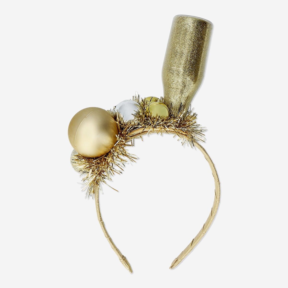 Champagne bubbles hairband for adults, Flying Tiger Copenhagen party accessory featuring festive champagne-themed design.