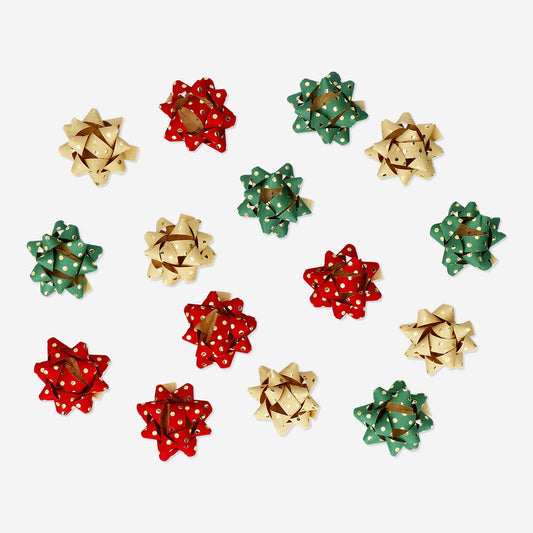Nœuds de Noël - 15 pcs