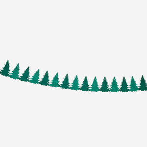 Decorative Christmas tree paper garland from Flying Tiger Copenhagen, 300 cm long, perfect for holiday party decor.